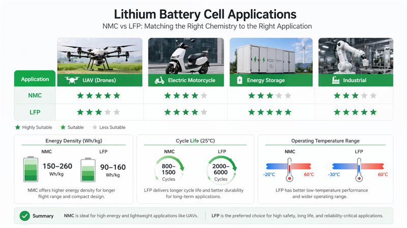 Lithium Cell Application Map