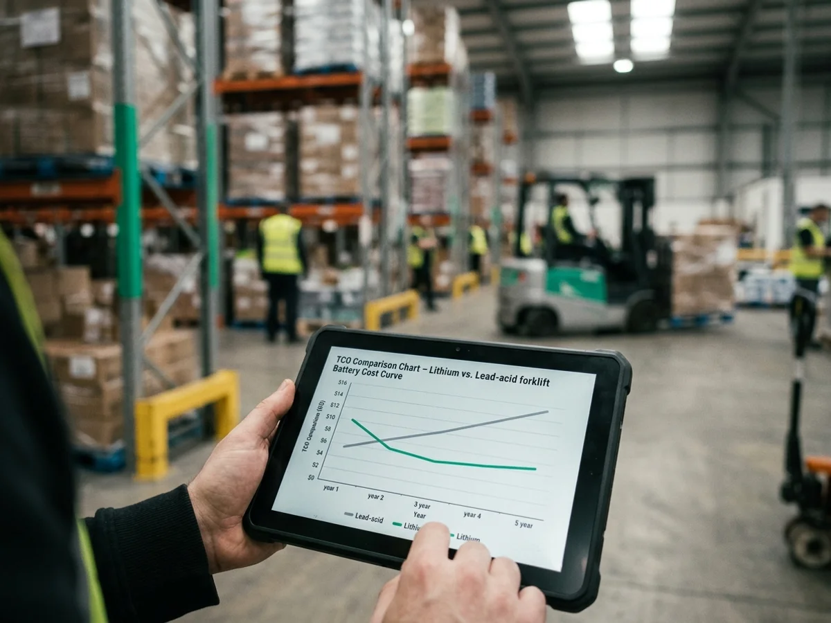 which forklift battery technology wins