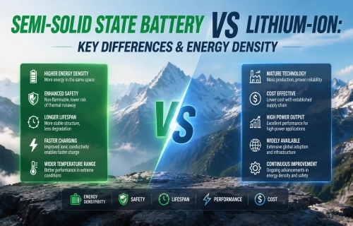 Semi-Solid State Battery vs Lithium-Ion: Key Differences & Energy Density